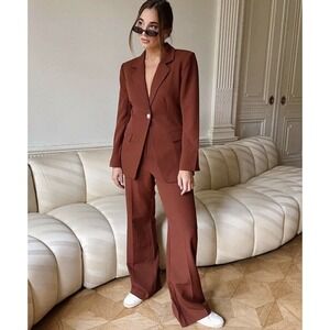 Danielle Bernstein Womens High Rise Office Bottoms Straight Leg Pants SIZE 16